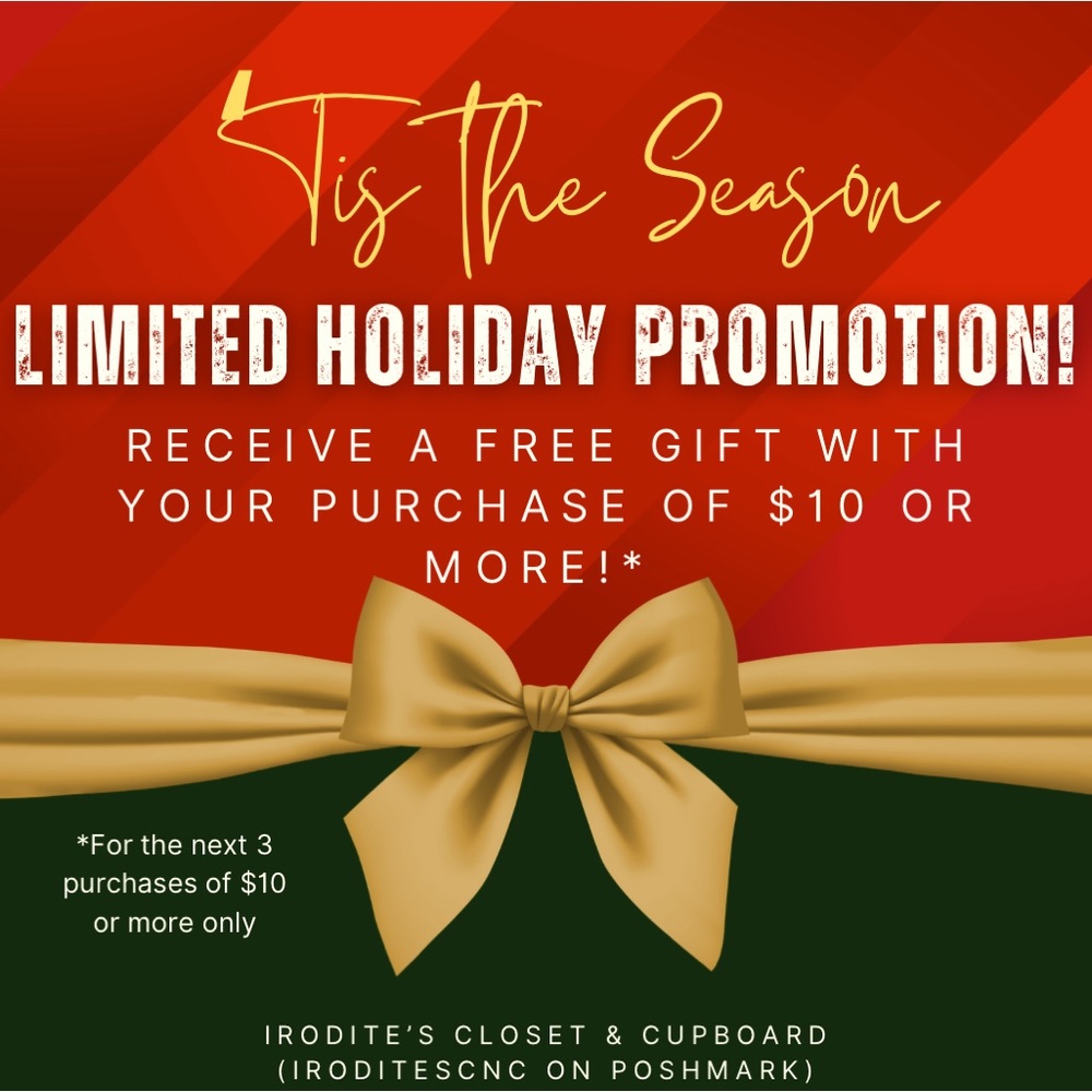 LIMITED HOLIDAY PROMO | FREE GIFT w/ a purchase of $10  or more | 3 SPOTS ONLY